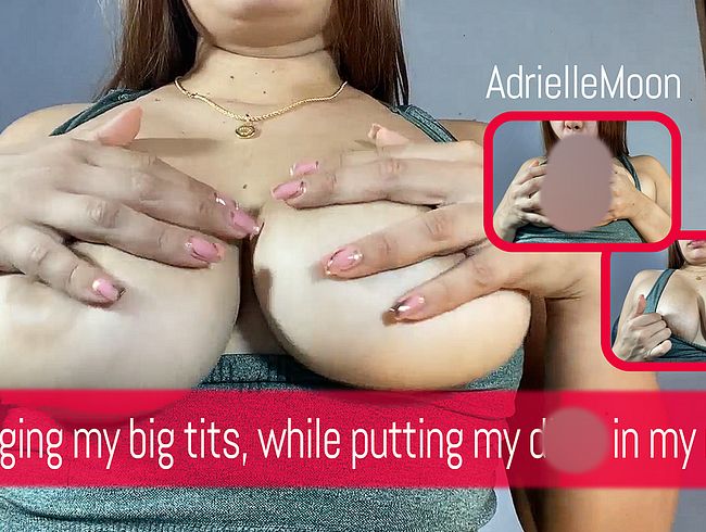 Download: AdrielleMoon - Ich werde erregt, wenn ich meine großen Titten berühre, während ich an meinem Dildo lutsche