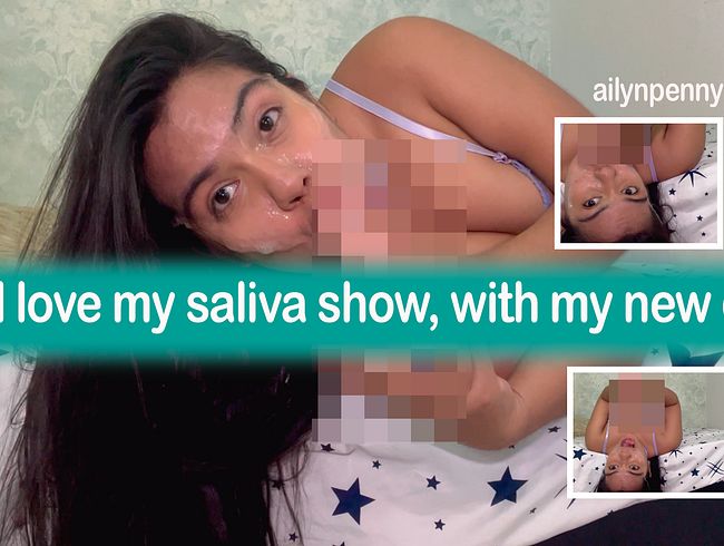 Download: AilynPenny - Du wirst meine Speichelshow mit meinem neuen Dildo lieben