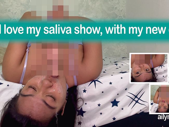 Download: AilynPenny - Du wirst meine Speichelshow mit meinem neuen Dildo lieben