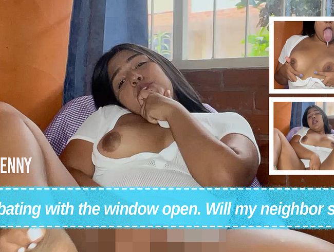 Download: AilynPenny - Masturbieren bei offenem Fenster!