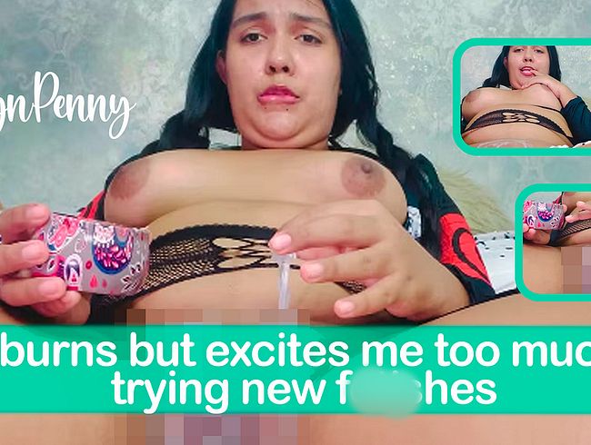 Download: AilynPenny - Es brennt, aber es erregt mich zu sehr, neue Fetische auszuprobieren