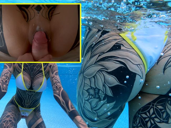 Download: Aja-Moon - Frech im Puplic Pool :) Urlaubs Flirt ! (Unter Wasser gefilmt)