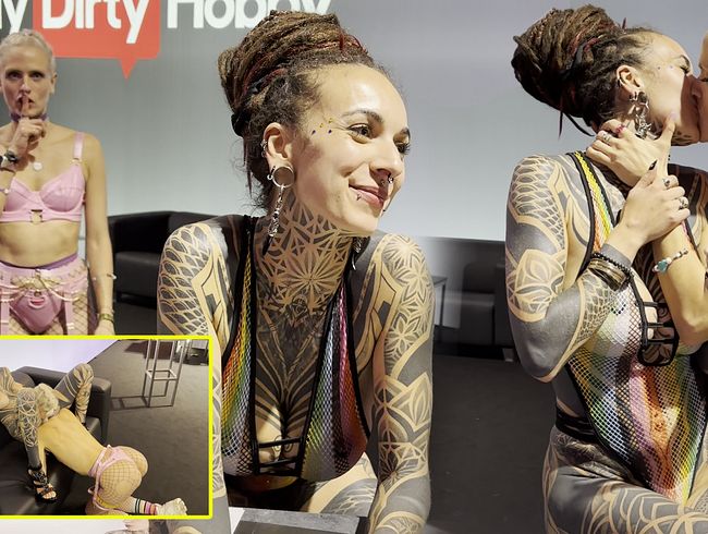 Download: Aja-Moon - Lesben Sex mitten auf der Venus ! Schnuggie und Aja-Moon lösen Blitzgewitter aus !!! .