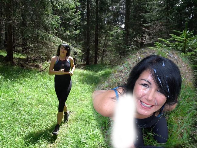 Download: Alexalexandria - SPERMAEXPLOSION! MEGA FACIAL BEIM JOGGEN IM WALD!