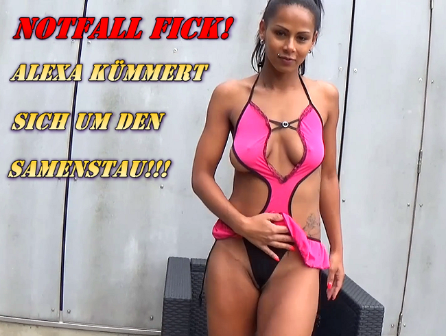 Download: Alexandra-Pink - Notfall Fick! Alexa kümmert sich um den Samenstau!!!