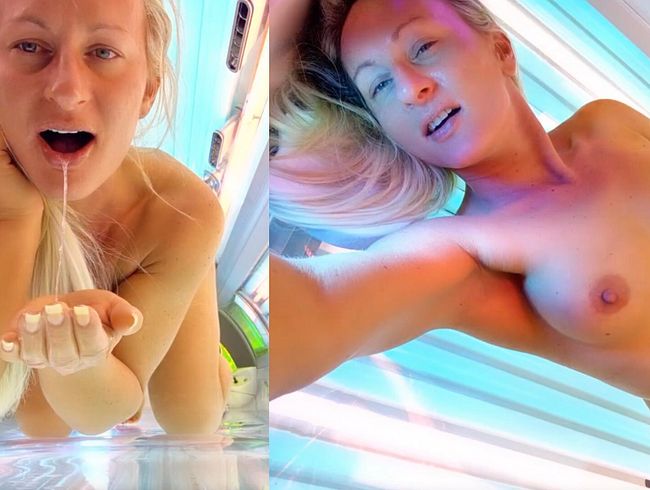 Download: Amateurstar-Casting - Geiler Orgasmus im Solarium!! Wichsen unter der Röhre!!