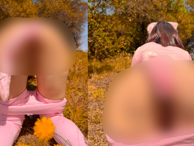 Download: AntonellaRichie - Perverses, devotes Mädchen fickt sich im Wald in den Arsch