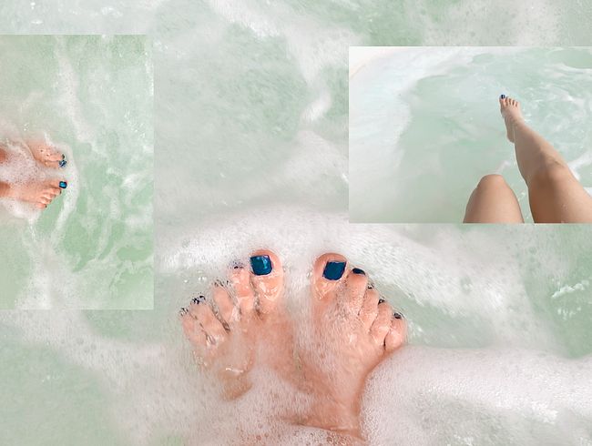 Download: AntonellaRichie - Meine sexy blauen Lahmfüße liegen in einem Strudel.