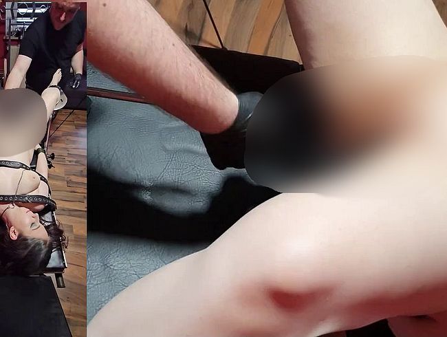 Download: BDSM-Team - Nun kommt der Lange Schwarze Schwanz zum Einsatz auf der Fickmaschine