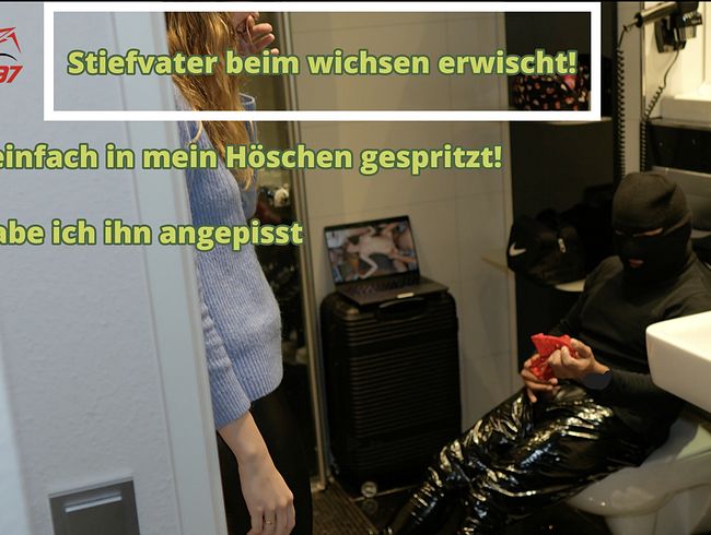 Download: Bikergirl_97 - Stiefvater beim Wichsen in meinen Slip erwischt und angepisst! Das darf meine Mutter nie erfahren!