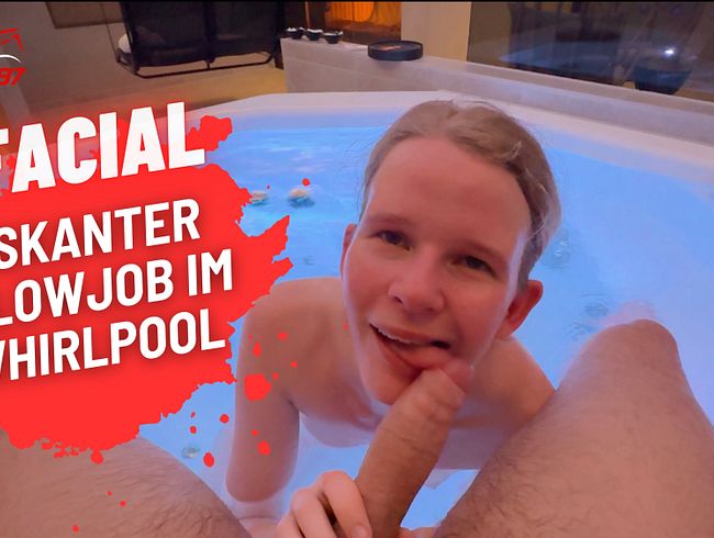 Download: Bikergirl_97 - Riskanter geiler Blowjob im Spa! Facial voll in meine Fresse