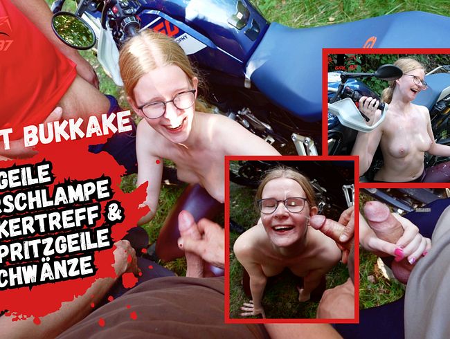 Download: Bikergirl_97 - Bukkake am Bikertreff mit Teen Bikergirl endet in Sperma Eskalation!