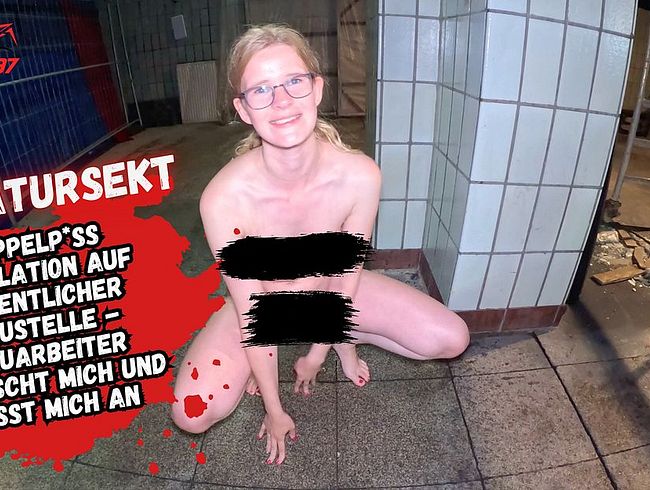 Download: Bikergirl_97 - Doppelpiss Eskalation Mit Ficker auf der Baustelle