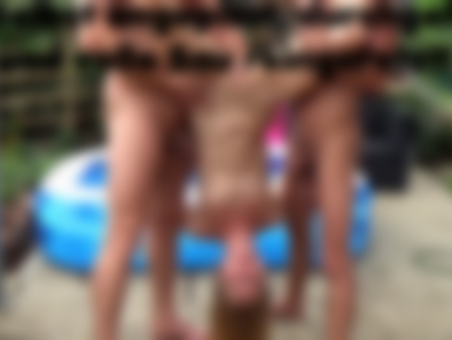 Download: Blondienchen - Selbst angepisst, durchgefickt und volle Sau reingerotzt!!!