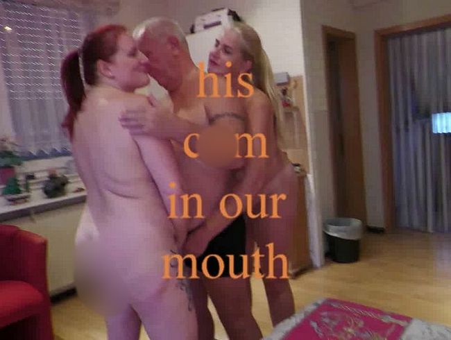 Download: Brandi69 - his cum in our mouth (partially without sound)