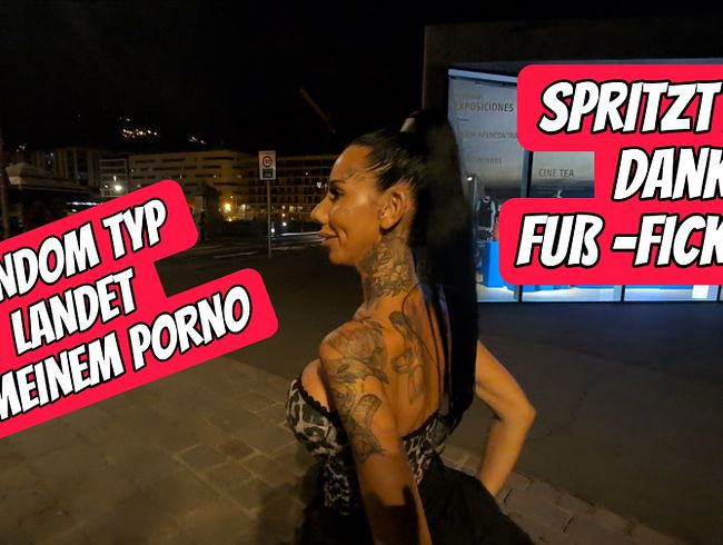 Download: Candy_Suck - Random Typ landet in meinem Porno spritzt mir dank Fuß-Fick ab!