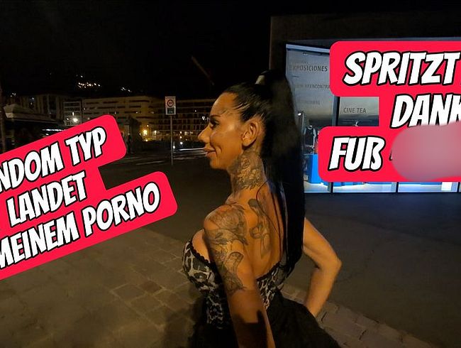 Download: Candy_Suck - Random Typ landet in meinem Porno spritzt mir dank Fuß-Fick ab!