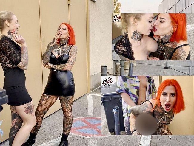 Download: Cat-Coxx - Krasser public Fick! Kippe gegen Schwanz, Schlampen direkt AO gebumst