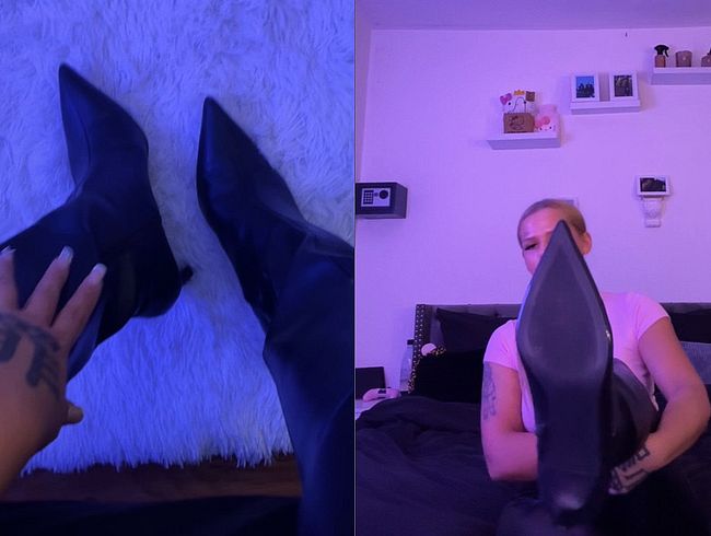 Download: Coco2004 - Jung Herrin Demütigung in Lederhose und Lederstiefel