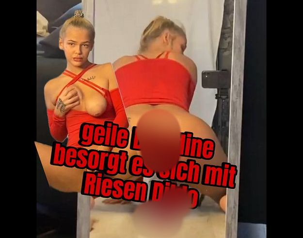 Download: Coco2004 - geile Teen Blondine besorgt es sich mit Riesen dildo