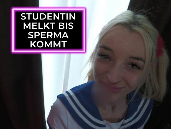 Download: CremeDeLaCreme93 - Studentin melkt bis Sperma kommt