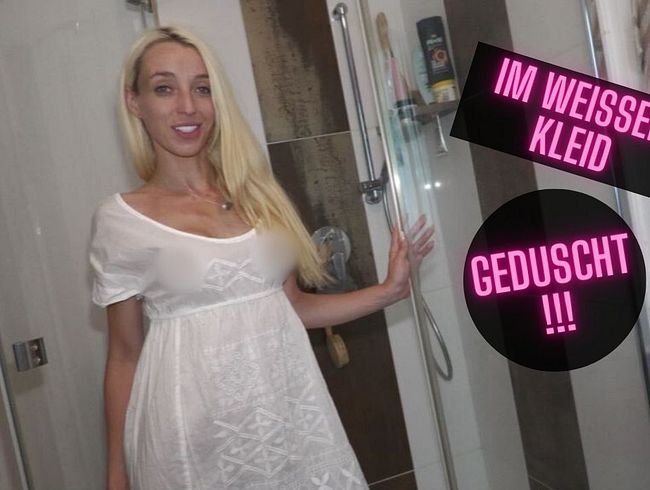 Download: CremeDeLaCreme93 - Im weißen Kleid geduscht