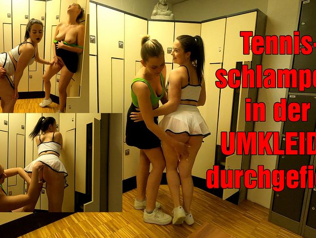 Download: DerPornoBeamte - Tennisschlampen in der UMKLEIDE durchgefickt!