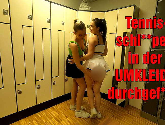 Download: DerPornoBeamte - Tennisschlampen in der UMKLEIDE durchgefickt!