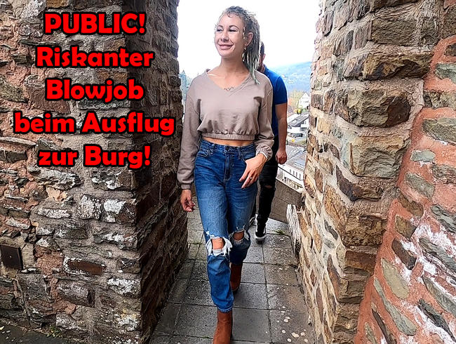 Download: DerPornoBeamte - PUBLIC! Riskanter Blowjob beim Ausflug zur Burg!!