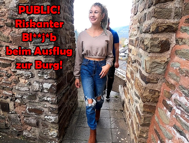 Download: DerPornoBeamte - PUBLIC! Riskanter Blowjob beim Ausflug zur Burg!!