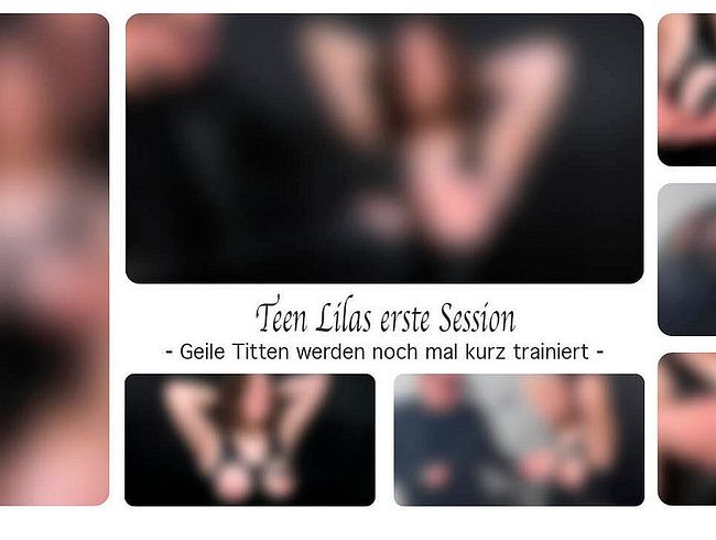 Download: DirtyLord666 - Teen Lilas erste Session - Geile Titten werden noch mal kurz trainiert