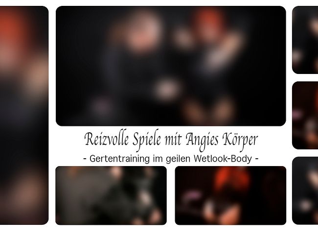 Download: DirtyLord666 - Reizvolle Spiele mit Angies Körper - Gertentraining im geilen Wetlook-Body?
