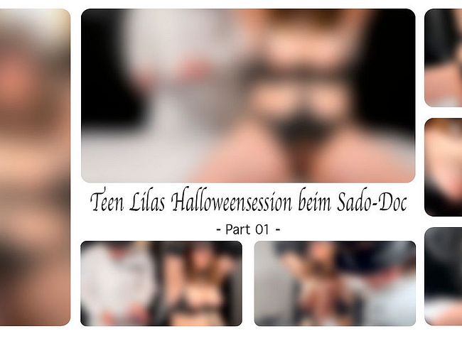 Download: DirtyLord666 - Teen Lilas Halloweensession beim Sado-Doc - Part 01