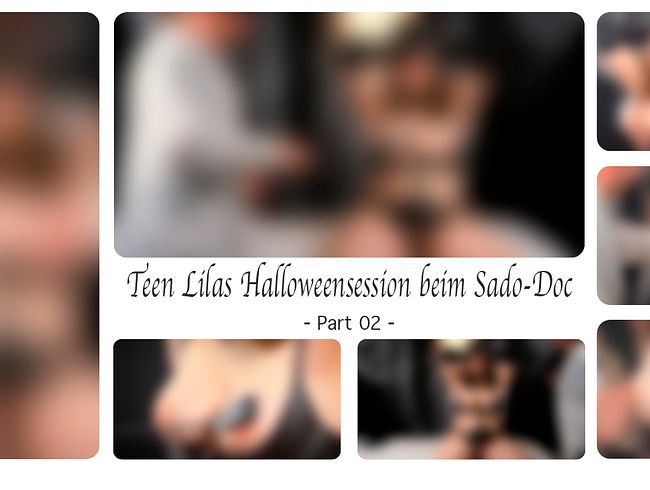Download: DirtyLord666 - Teen Lilas Halloweensession beim Sado-Doc - Part 02