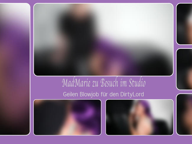 Download: DirtyLord666 - MadMarie zu Besuch im Studio - Geilen Blowjob für den Dirtylord