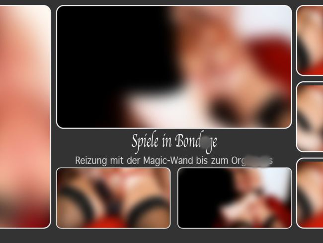 Download: DirtyLord666 - Spiele in Bondage - Reizung mit der Magic-Wand bis zum Orgasmus