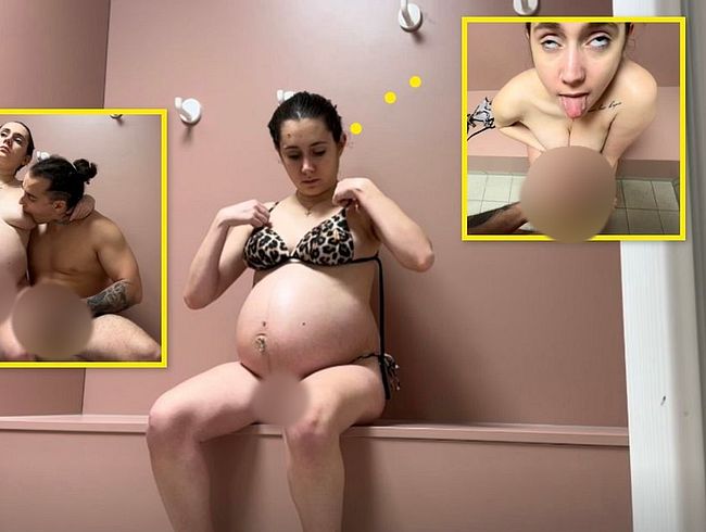 Download: DirtyTeenxRay - Im Hallenbad auf die Prallen Schwangeren Titten gespritzt.