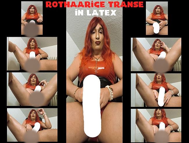 Download: DivyStylez - Rothaarige Transe in Latex - war wieder spritzfreudig