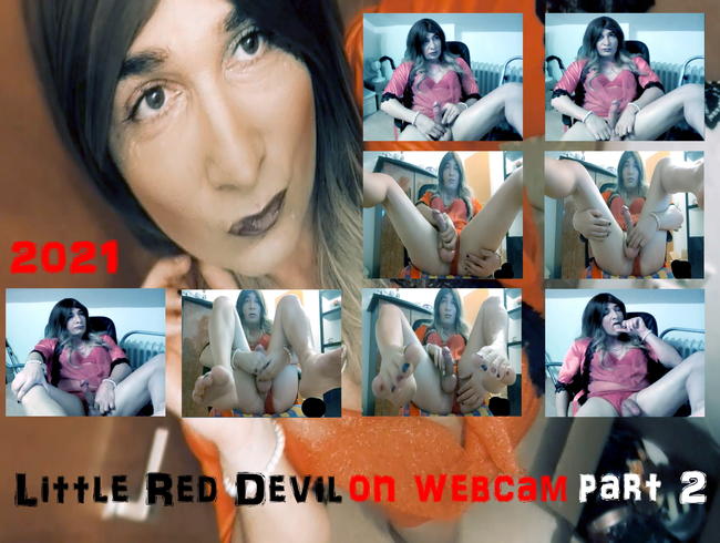 Download: DivyStylez - Little red devil on webcam part 2