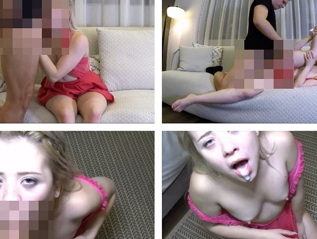 Download: DonJohn11 - Geiles Teenie in rosa Outfit ohne Gummi auf dem Sofa gefickt. Facial; schlucken. Teil 2.