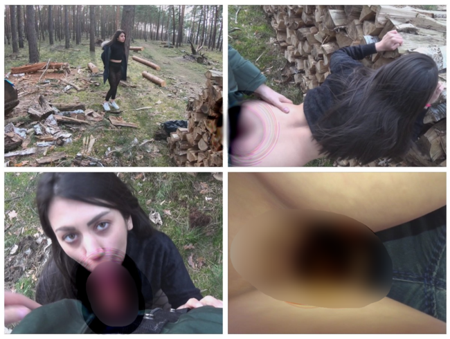 Download: DonJohn11 - Süßes Teen outdoor im Wald am Holz ao gefickt.