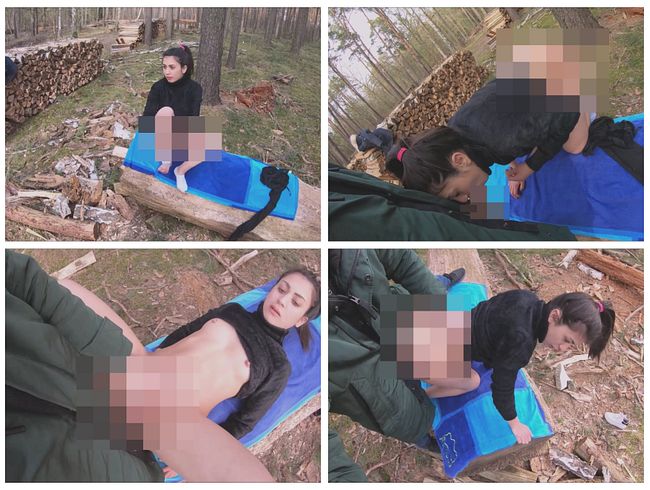 Download: DonJohn11 - Süßes Teen outdoor auf dem Holzstamm gefiickt u bläst u schluckt mein Sperma jetzt. Teil 2.