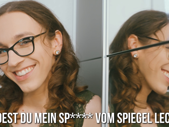 Download: EmilyAdaireTS - Würdest du mein Sperma vom Spiegel lecken?