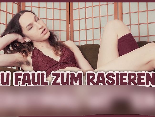 Download: EmilyAdaireTS - Zu faul zum Rasieren – lieber erstmal wichsen!