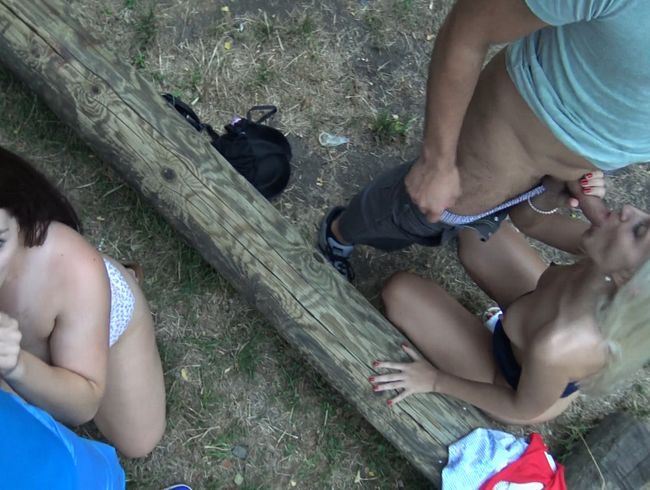 Download: EmmaSecret - Grillplatz-Fick-Alarm! Zwei Schlampen vs. zwei harte Schwänze!