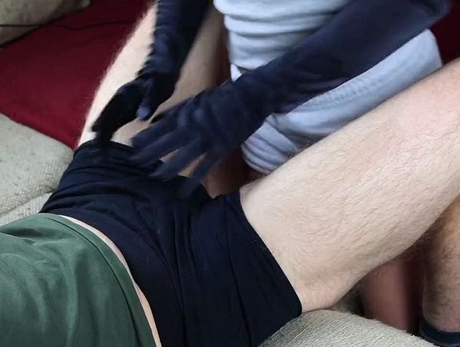 Download: Femdom-Jozi - Handjob edging mit Handschuhe