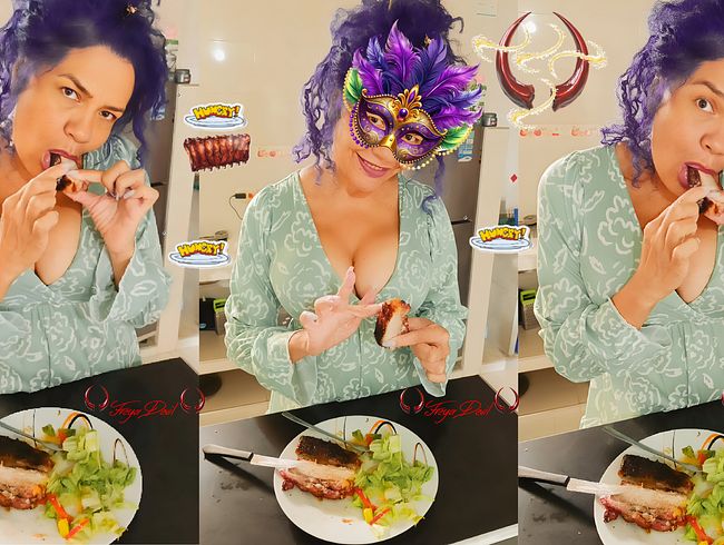 Download: FreyaDevil - Gierige Bissen und schmutzige Wünsche in meiner Küche