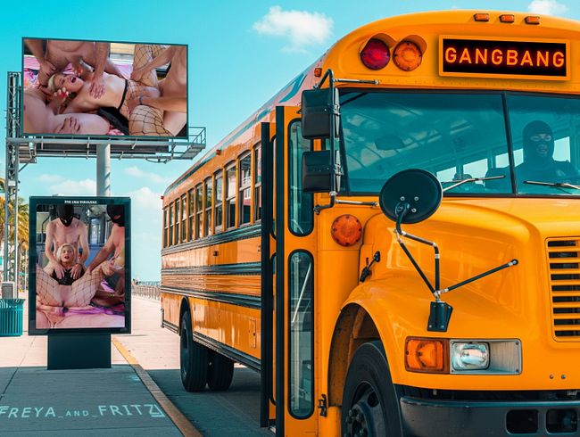 Download: Freya_and_Fritz - Gangbang Bus Vol. 1 - Freya fickt im Gangbang Bus mit unbekannten Typen und entsaftet sie.