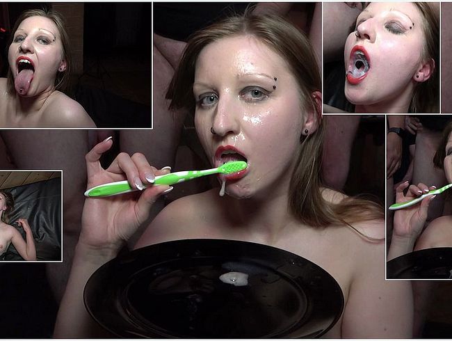 Download: GB-Chief - Skinny Teen Arina Wolf Zahnpflege mal ganz anders