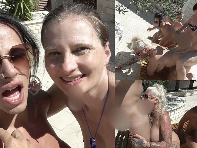 Download: GianinaTS - Geiler Gruppensex im Urlaub!! Ein Blick hinter die Kulissen!!!